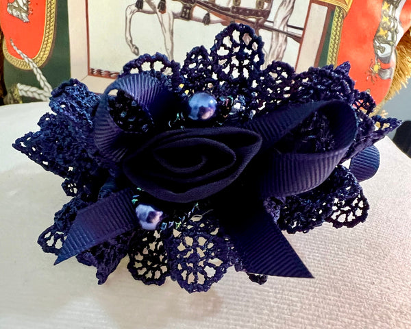 Elegant Vintage Lace Scrunchie