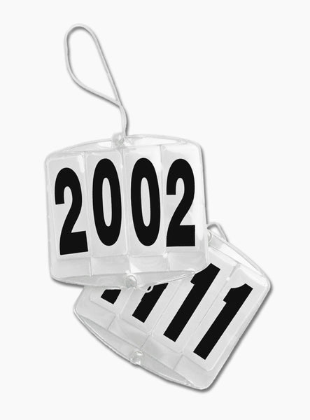 4 DIGIT BRIDLE NUMBER HOLDER