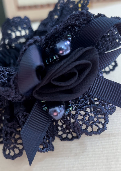 Elegant Vintage Lace Scrunchie