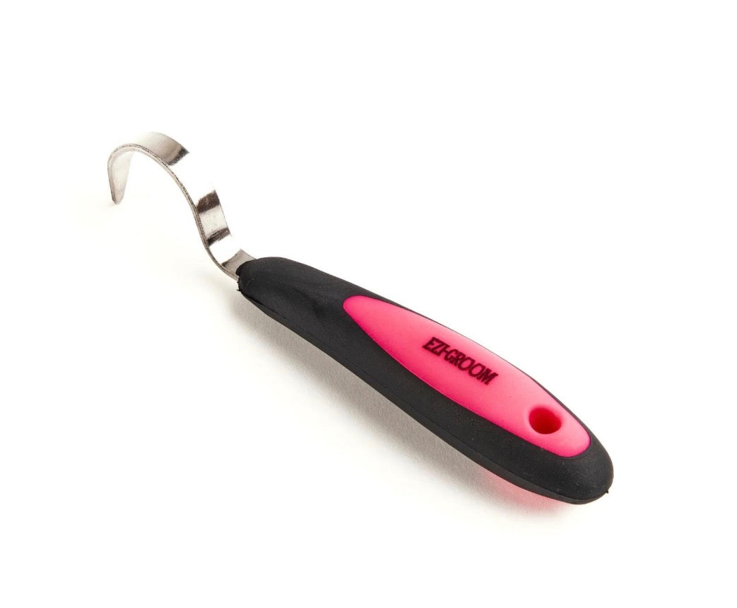 PINK Shires EZI-GROOM Grip Hoof Pick