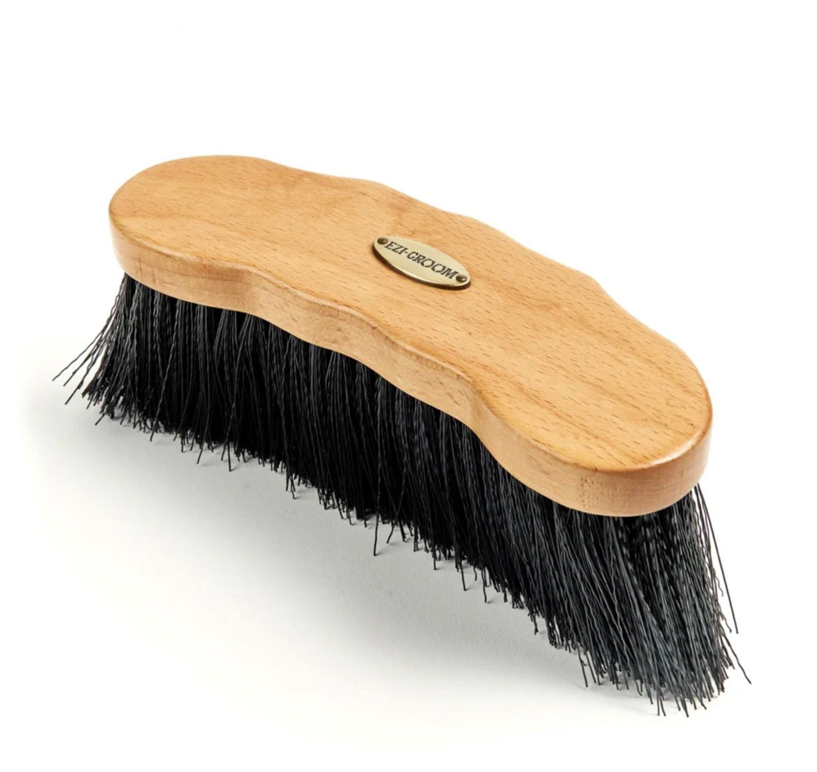 Shires EZI-GROOM Premium Long Dandy Brush Wood 170mm / 75mm Bristles