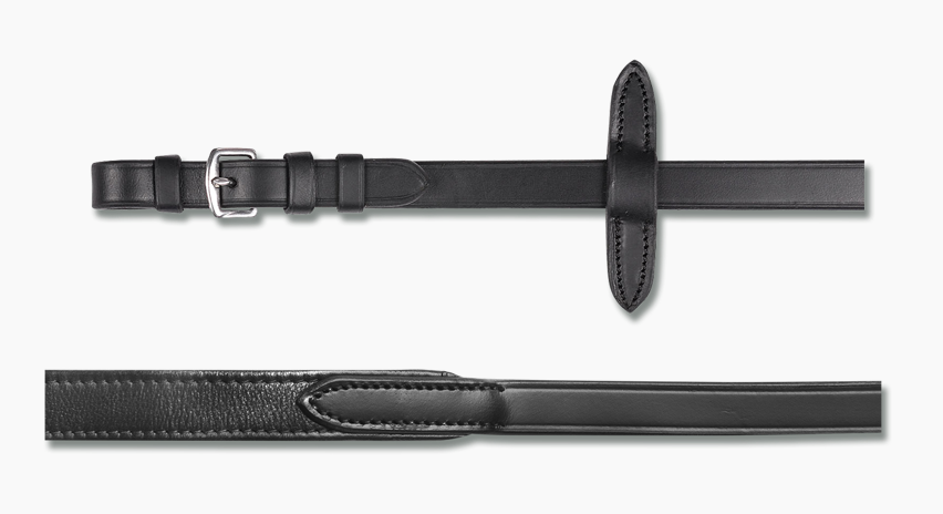Waldhausen Reins Leather Soft Black Full