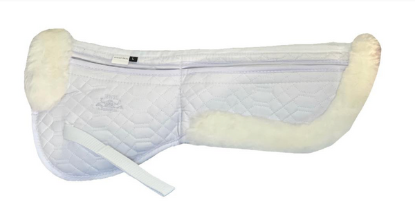 White Shimable Half Pad