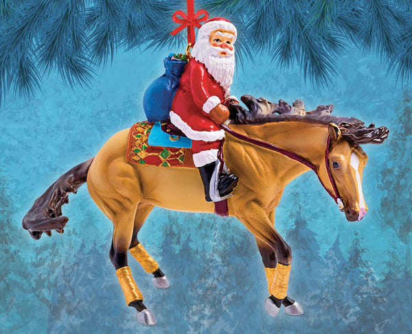Breyer Stablemates Santa Reiner Ornament