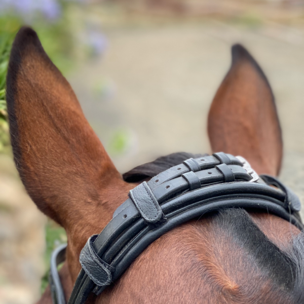 BROWN ‘Angel’ Anatomical Rolled Snaffle