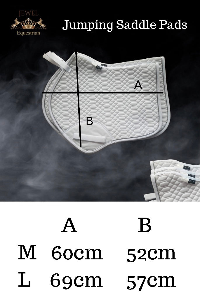 Jumping Pad with Silver Piping