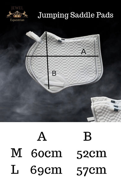 Jumping Pad with Silver Piping