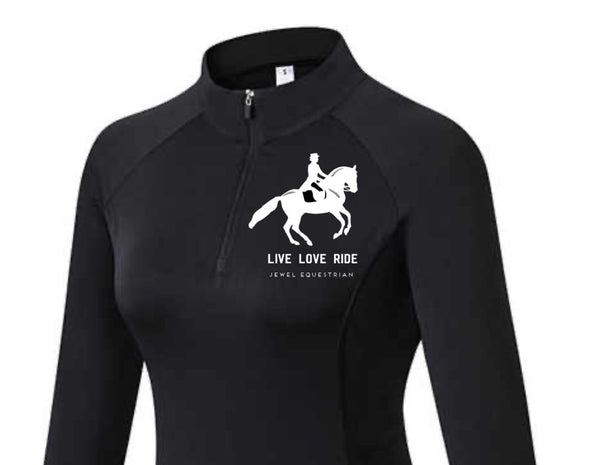 Dressage - Long Sleeve Tech Sports Top - Base Layer