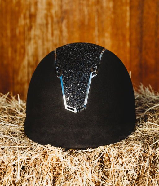 Cavalier Gala Glitter Helmet BLACK