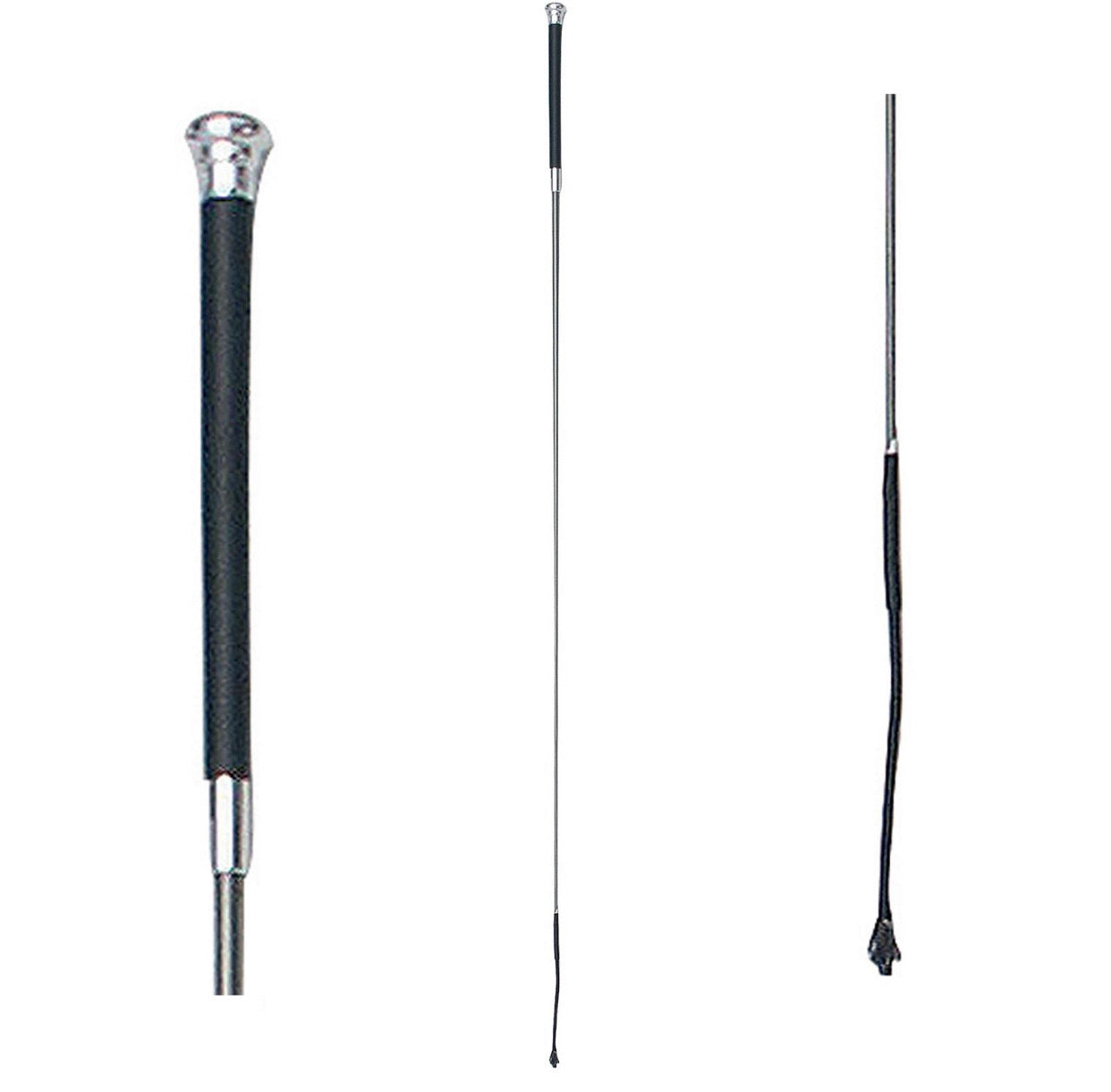 WHIP SILVER GREY 120CM