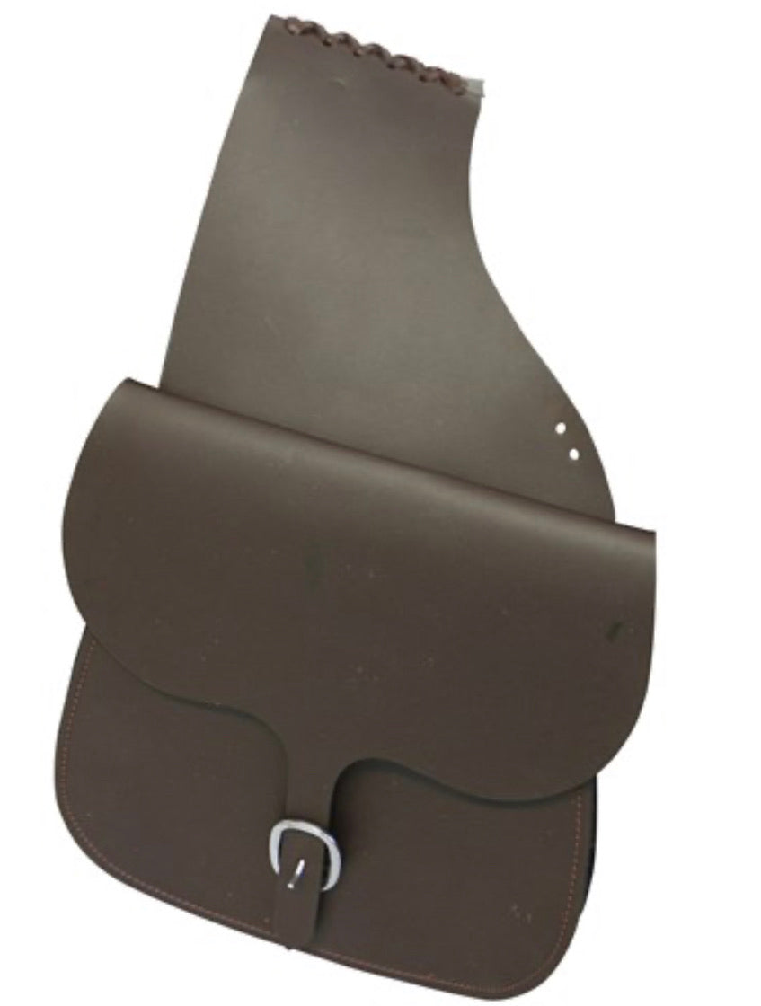 Ord River Synthetic Double Saddle Bag Brown
