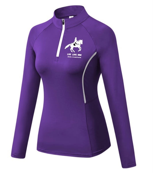 Dressage - Long Sleeve Tech Sports Top - Base Layer
