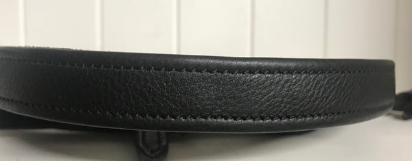 Italian Leather Black Reins