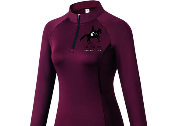 Dressage - Long Sleeve Tech Sports Top - Base Layer