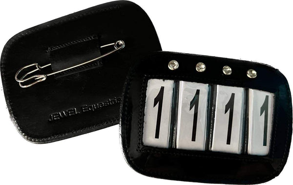 Patent Leather Saddle Cloth Numbers