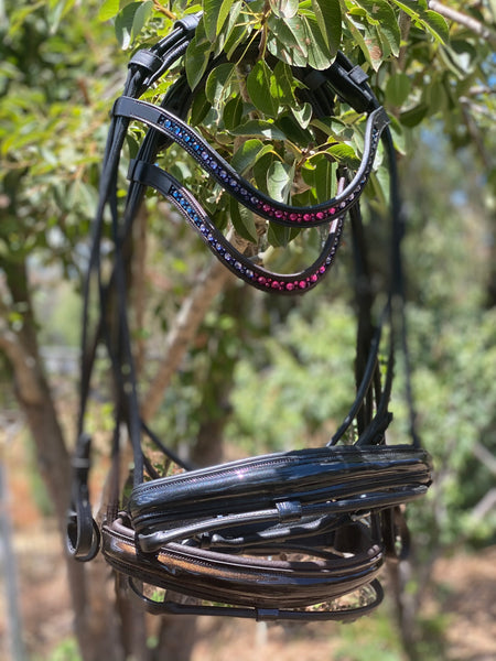 BROWN ‘Angel’ Anatomical Rolled Snaffle