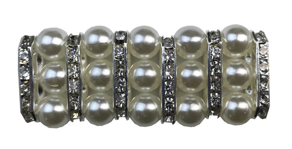 Pearl & Diamante Pony Tail Holder/Scrunchie