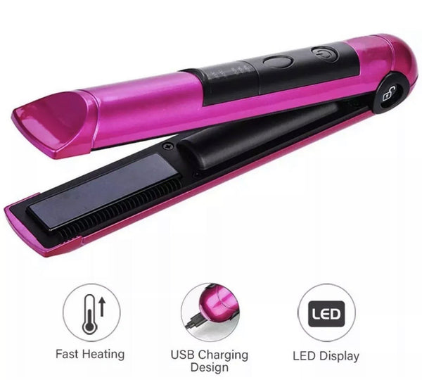 PRITECH - Mini Cordless Hair Straightener