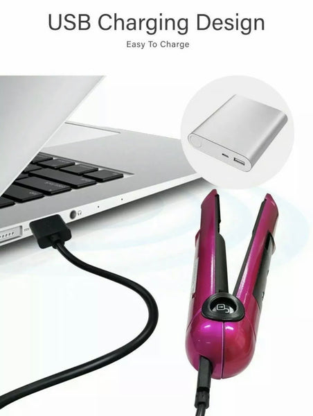 PRITECH - Mini Cordless Hair Straightener