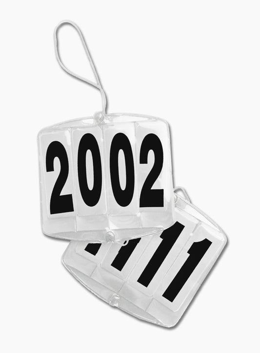 4 DIGIT BRIDLE NUMBER HOLDER
