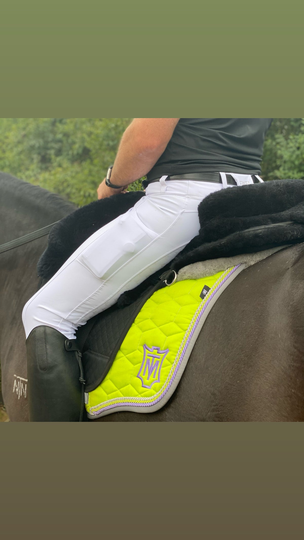 SHEEPSKIN BAREBACK PAD