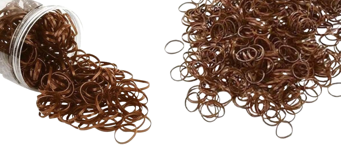 BROWN Elastic Bands