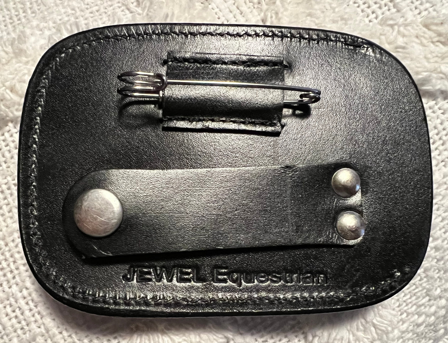 Suede Leather Saddle/Bridle Number Combo