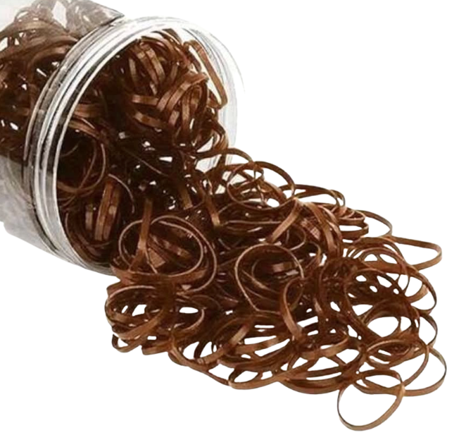 BROWN Elastic Bands