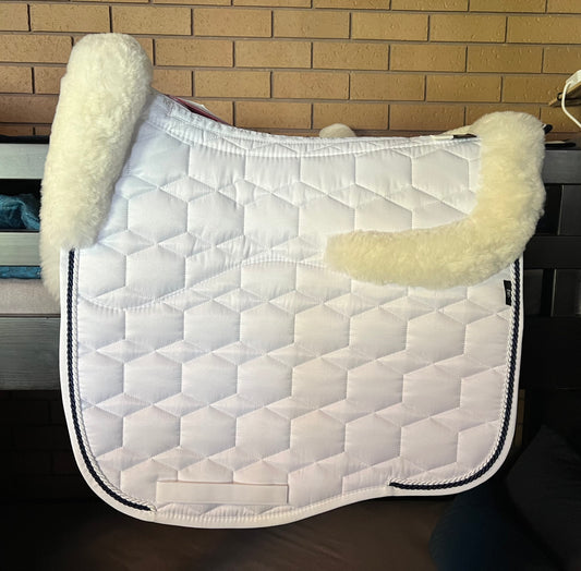 White Sheen Mattes - Full Wool - Large