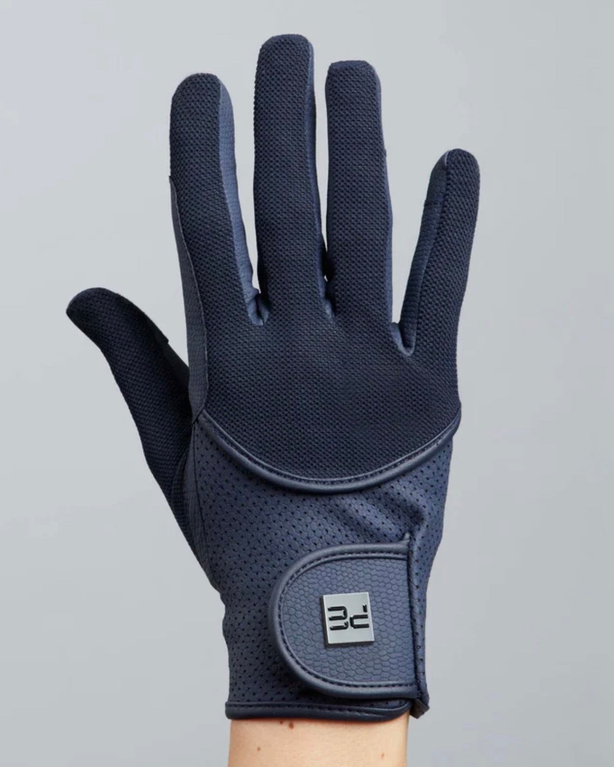 L (8”) NAVY - Presa Mesh Riding Gloves