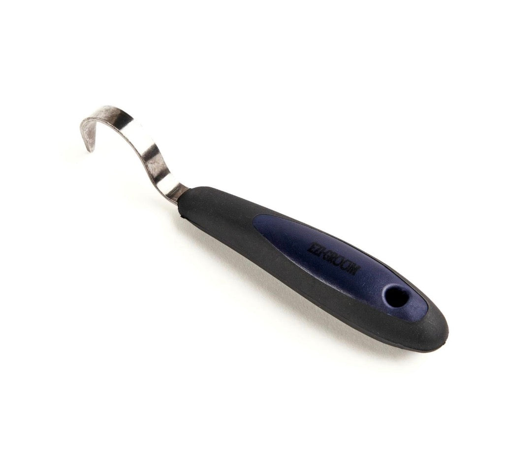 NAVY Shires EZI-GROOM Grip Hoof Pick