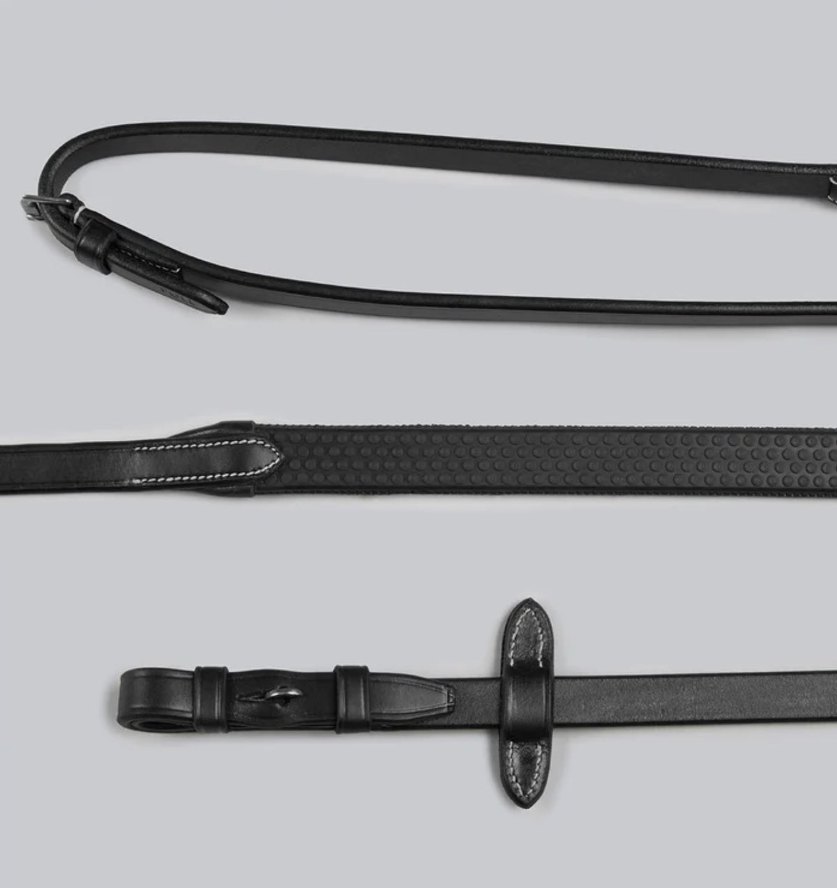 FULL - Rubber Reins Black
