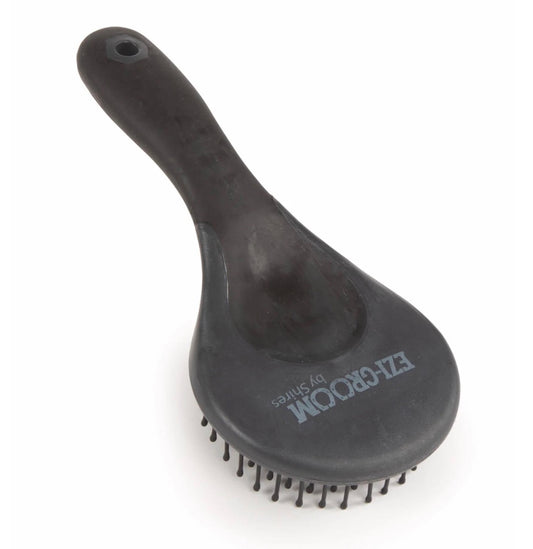 BLACK Shires EZI-GROOM Grip Mane & Tail Brush