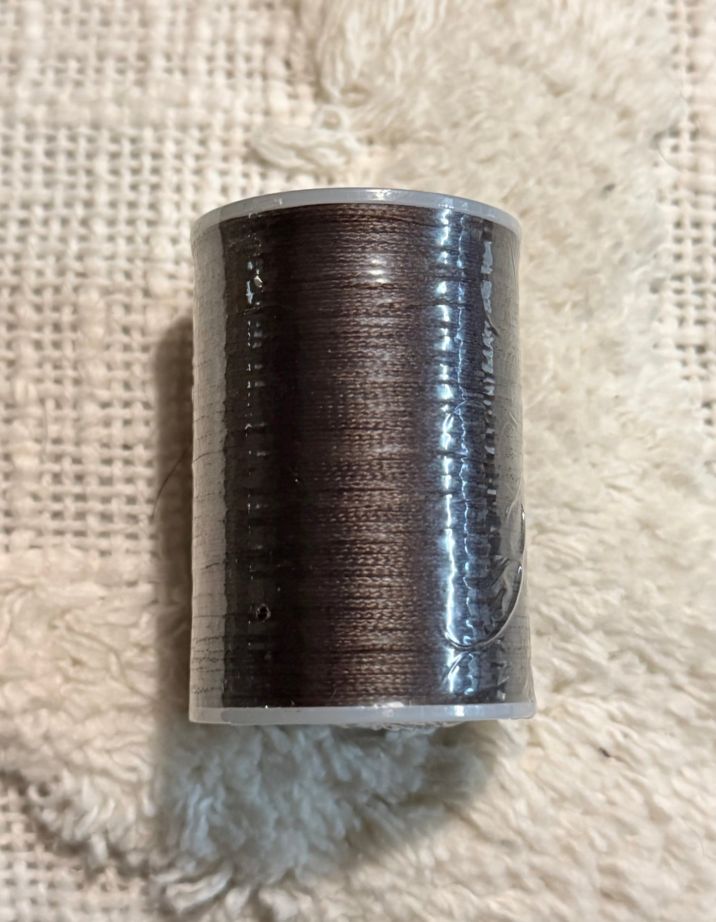 DARK BROWN Waxed Plaiting Thread