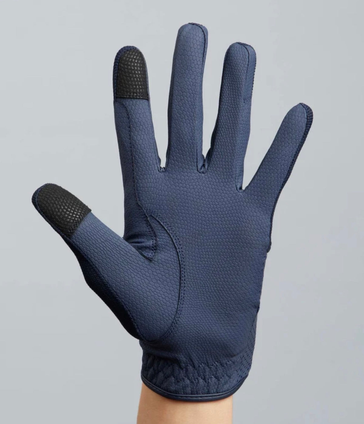 L (8”) NAVY - Presa Mesh Riding Gloves