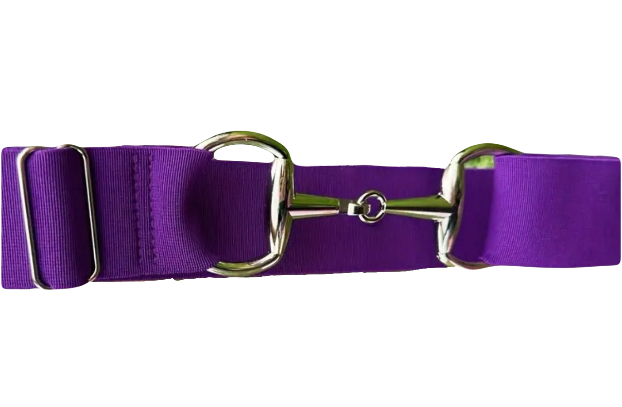 Purple Elastic Bit Belt