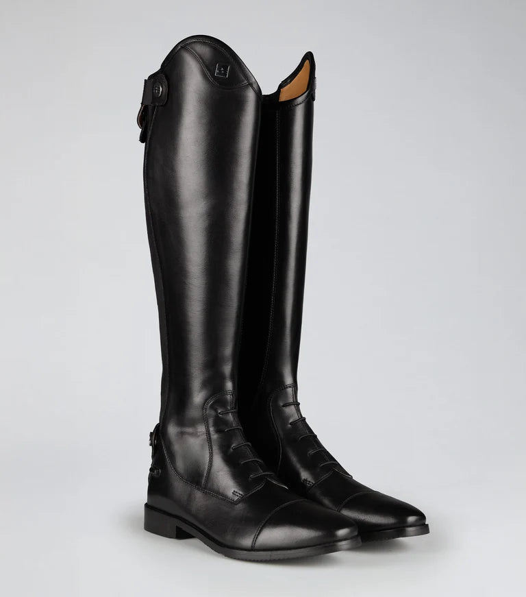 SIZE EU 41 - black Vedetta Womens Leather Tall Riding Boots
