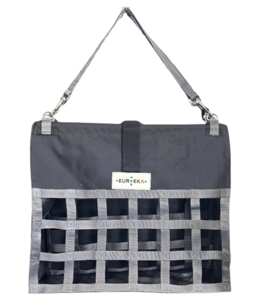 Eureka - Slow Feeder - Lattice Hay Bag - Black/Grey