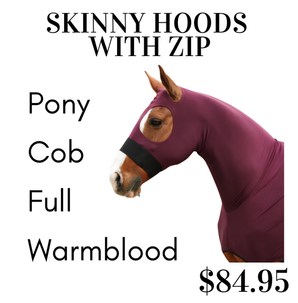 ZIPPER SKINNY HOOD