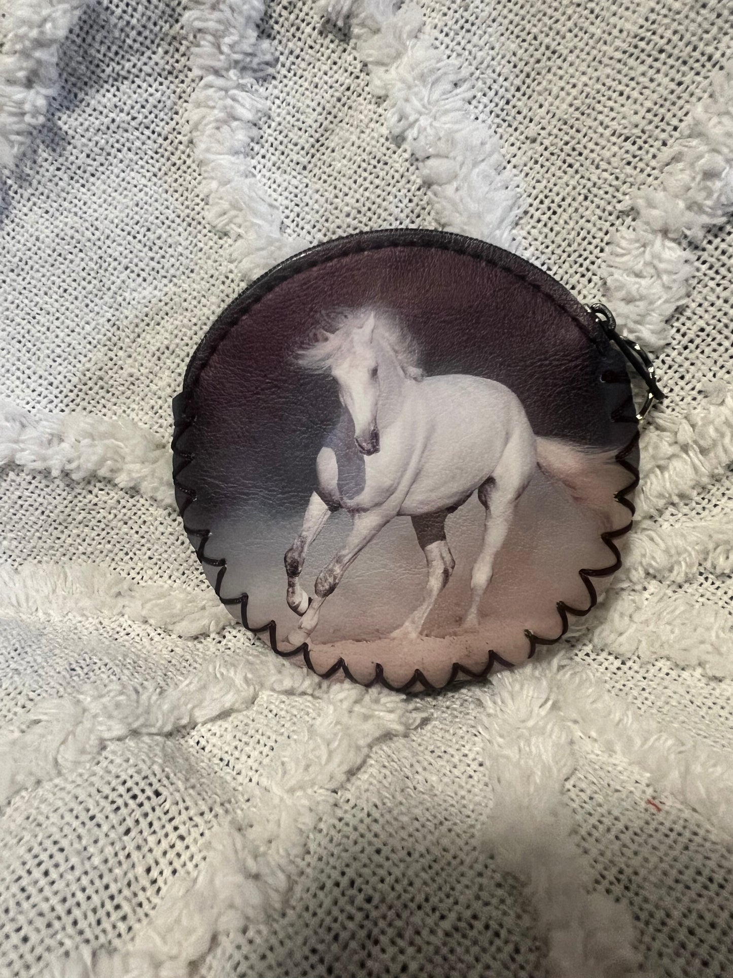 White Horse Coin Purse