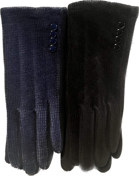 Ladies Velvet Gloves