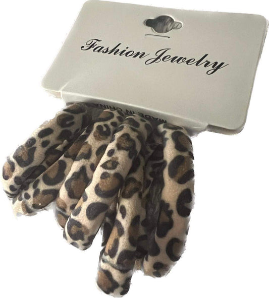 Leopard Hair Ties
