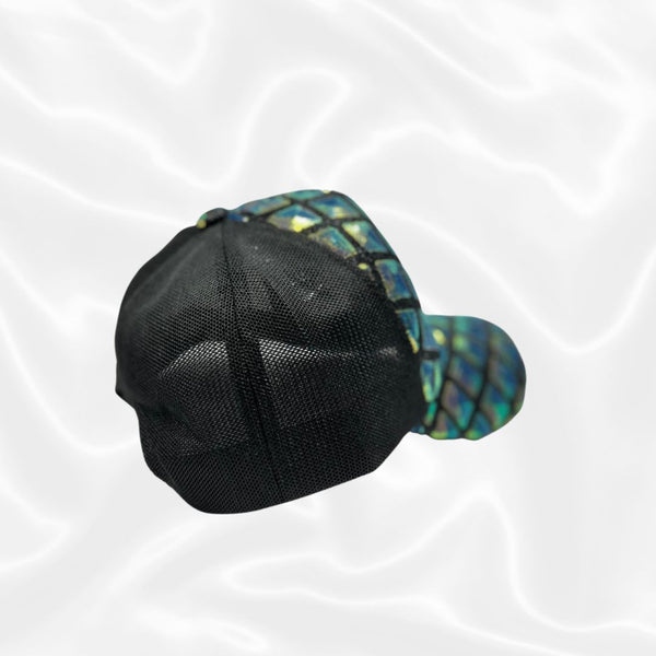 Colourful Black Mega Bling Hat