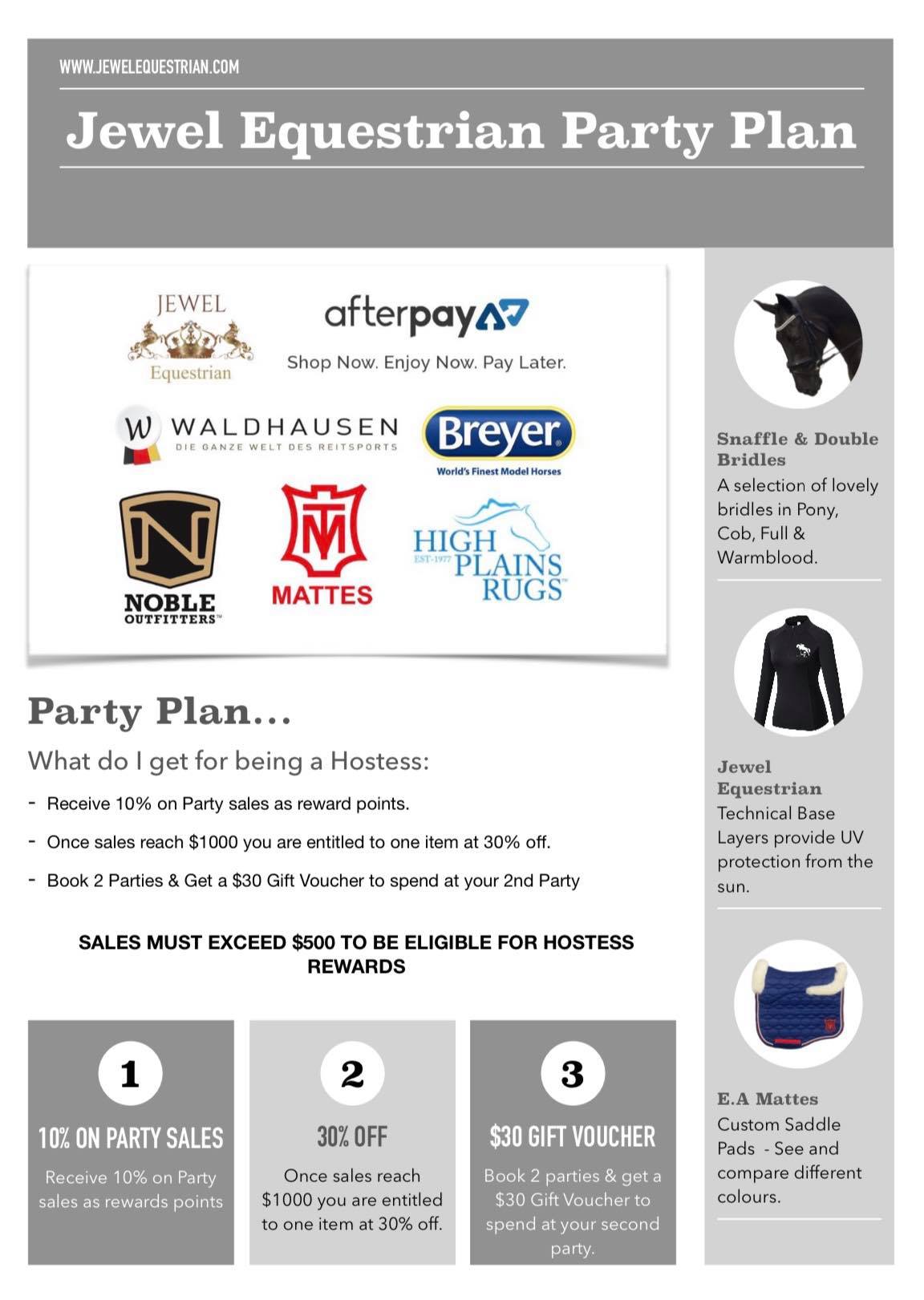 PARTY PLAN INFORMATION