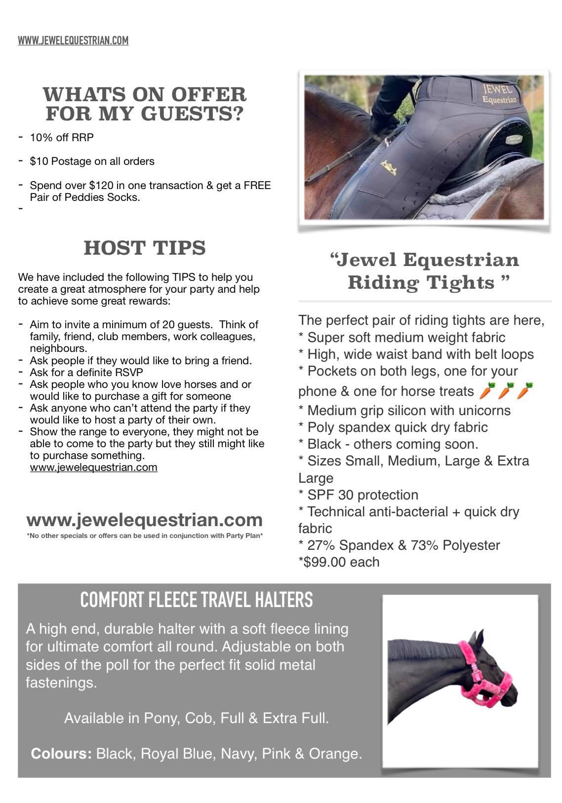 PARTY PLAN INFORMATION