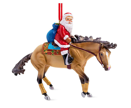 Breyer Stablemates Santa Reiner Ornament