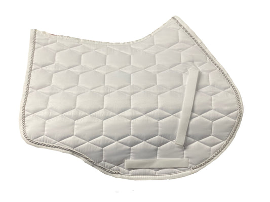 Mattes White Sheen Showjumping Pad (small)