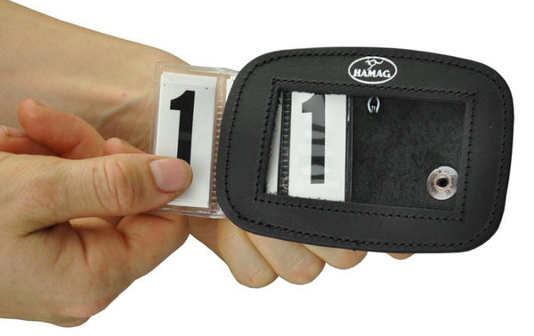 Spare Interchangeable Number Insert for Leather Number Holders (Pair)