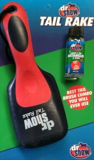DR SHOW TAIL RAKE (50mL lDetangler) COMBO