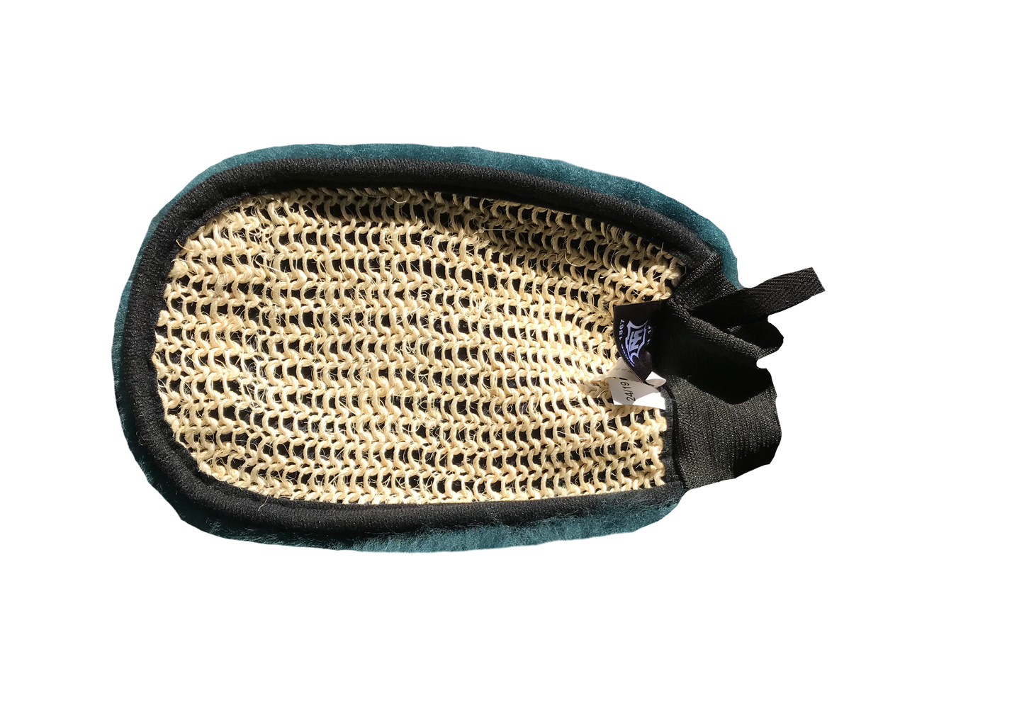 MATTES® Sheepskin Grooming Mitt - Teal Sheepskin